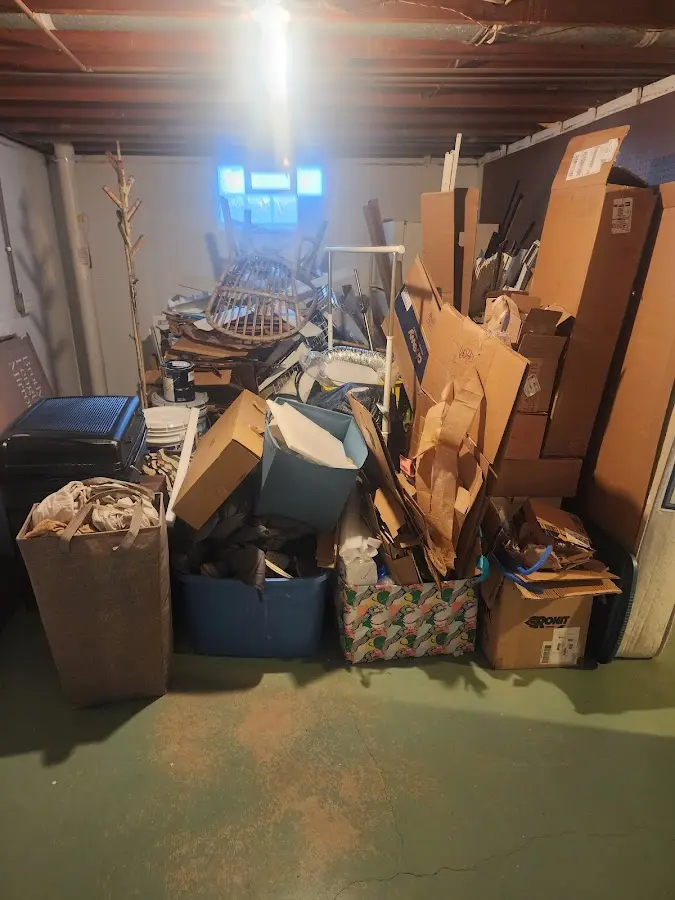 Roll-off dumpster container at job site for Yard Waste Dumpster Rental in Sugarmill Woods